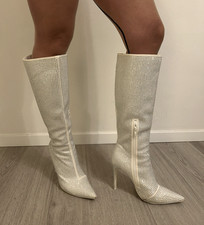 High Heels Strass Stiefel, Club, Party, Disco, Gr.: 40, Sammler, Wunsderschön