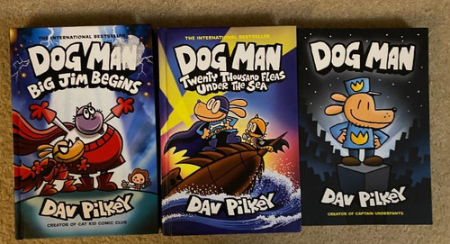 Dog man books - 3,