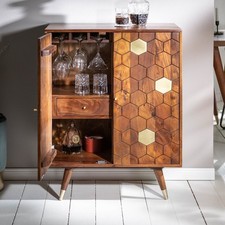 Retro Barschrank MYSTIC LIVING