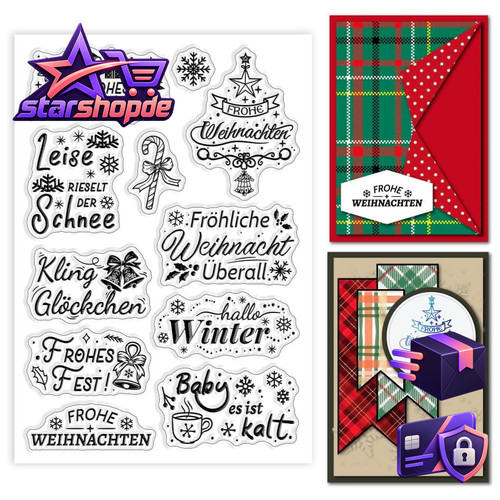 Weihnachtsstempel silikon - weihnachtsstempel,