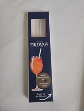 Metaxa Strohhalm  Set Neu Glas