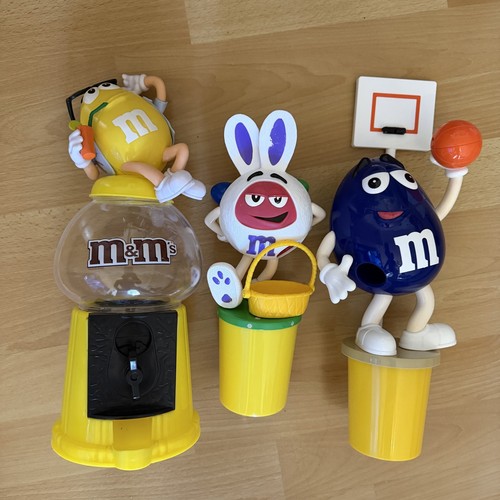 M candy dispenser - 3x, m&m