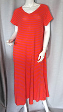 Hippie Strick Kleid V-Neck