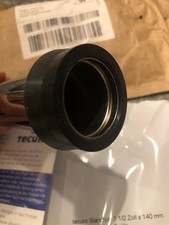 tecuro Standrohr 1 1/2 Zoll für Duschablauf, Spüle, Ausgussbecken, MS verchromt