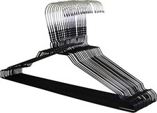 Drahtkleiderbügel Kleiderbügel Metallkleiderbügel mit Hosensteg & Rockkerben