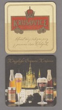 Bierdeckel , Coaster , Brauerei KRUSOVICE , Tschechien #2736#