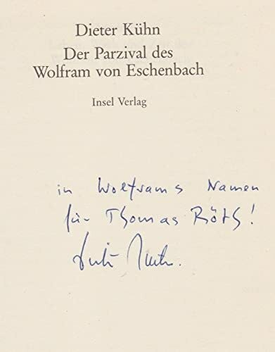 Der parzival des - des, wolfram