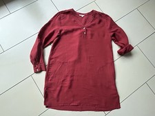 Deeberg Damen Tunika Kleid Bluse Gr 40 / L Leinen Langarm