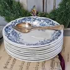 9 Villeroy&Boch Valeria blau, Suppenteller, Pasta, Salat