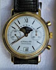 HAU  ChronoSWISS Lunar Mondphase Chronograph Handaufzug Luxusuhr-Armbanduhr 