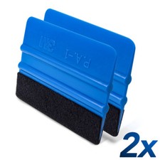 2x 3M Rakel PA-1-B Farbe Blau Weich inkl.  Filzkante, Folienrakel, Filzrakel
