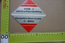 Alter Aufkleber Handwerk Waschmaschine BOSCH Hausgeräte