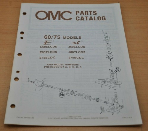 Omc evinrude models - omc, 60/75
