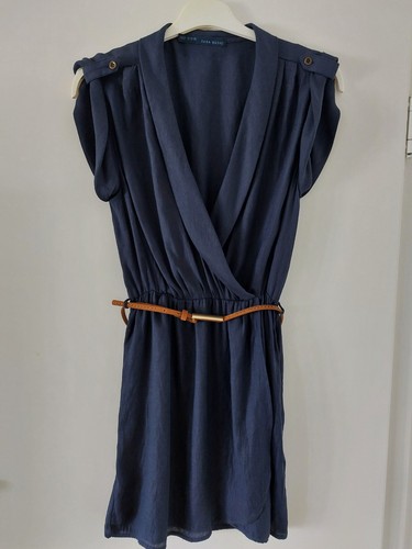 Kleid wickeloptik von zara - kleid,