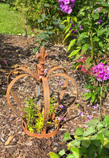 RoyaRust - Deko Krone Metall Rost Ø 36 cm x H 40 cm – Naturrost Edelrost Shabby