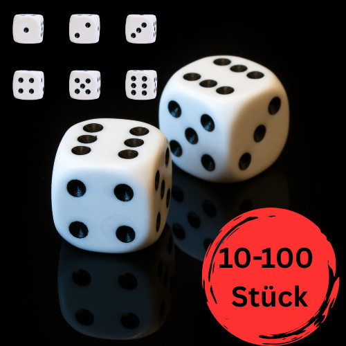 100 stück spielwürfel - 10-100,