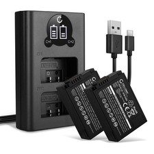 Kamera akku dual - +,