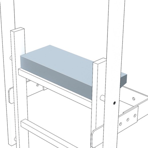 Zarges ausstiegstritt 520mm - zarges,