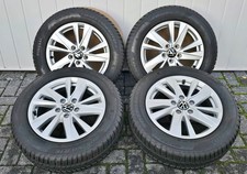 Original VW Touran Caddy Alufelgen Kompletträder Winterreifen DOT 2024 7,4-7,7mm