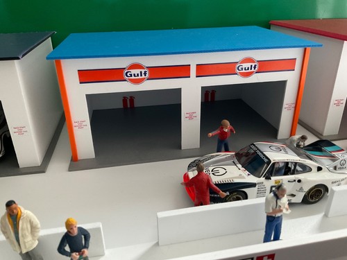 Maßstab gulf car pit - 2x,
