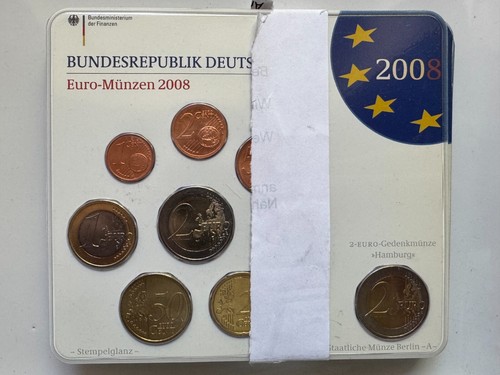 Euro münzen 2008 stempelglanz - euro-münzen,