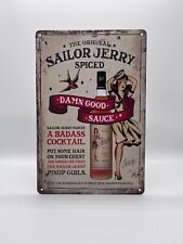 Blechschild Sailor Jerry Rum 20x30cm Nostalgie Retro Reklame Vintage Geschenk