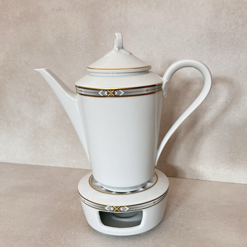 Kaffeekanne mit stövchen - kaffeekanne,