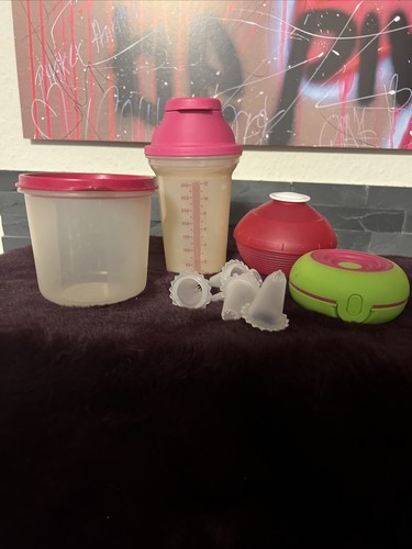 Tupperware set pink mozart - set,