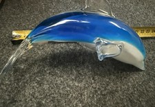 Delfin Delphin Figur Glas