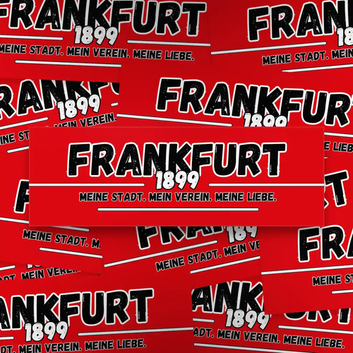 100x frankfurt aufkleber - 100x,