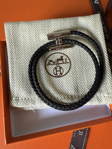 Hermes tournis armband black - hermes,