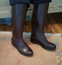 PVC Gummistiefel, Regenstiefel im Reiterlook