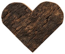 Deko Herz aus Korkrinde