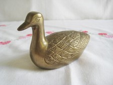 Messing - Ente - Deko - Briefbeschwerer