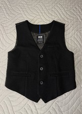 Klassische Weste Schwarz 110/116
