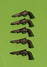 Playmobil Sammlung Ersatzteile Zubehör 5x PISTOLE Colt Revolver Western ACW