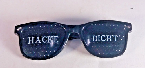 Hacke dicht brille - hacke, partybrille