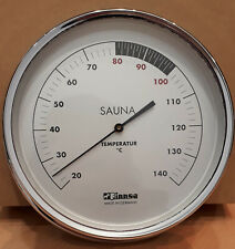 Finnsa Sauna-Thermometer mit Flansch Art. 4183-F  Messgeräte Temperatur
