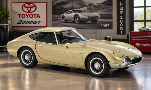 Toyota 2000gt beige 1967 - 2000gt,