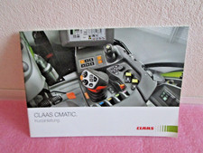 Claas CMATIC Traktoren Kurzanleitung als Prospekt