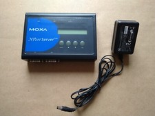 Moxa DE-302 NPort Server Lite 2-Ports RS-232 Serial Device Server Ethernet LCD