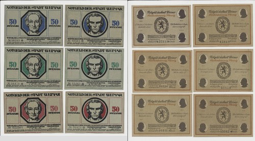 Weimar pfennig stadt - ,