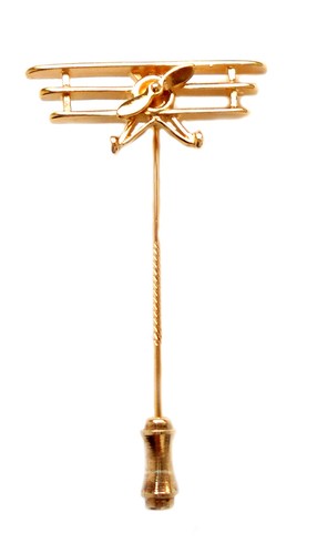 Dreidecker plastronnadel - dreidecker,