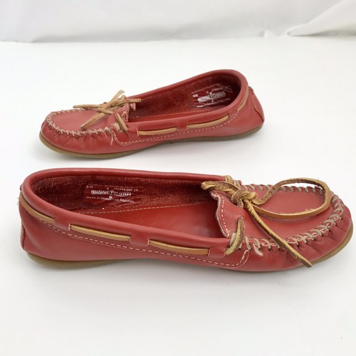 Minnetonka women red leather - minnetonka,