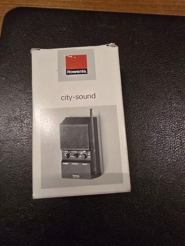 Rowenta city sound mini radio - rowenta,