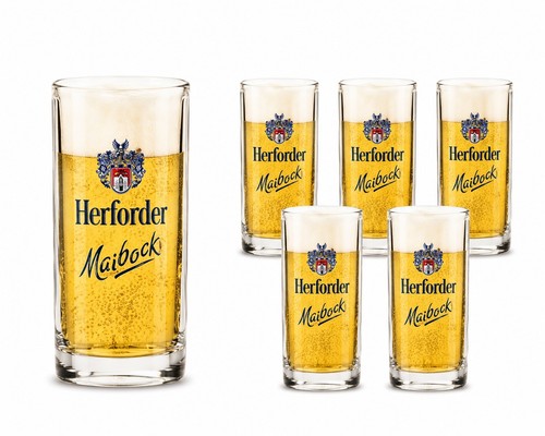 Herforder bier glas 2l - bier, 0,2l