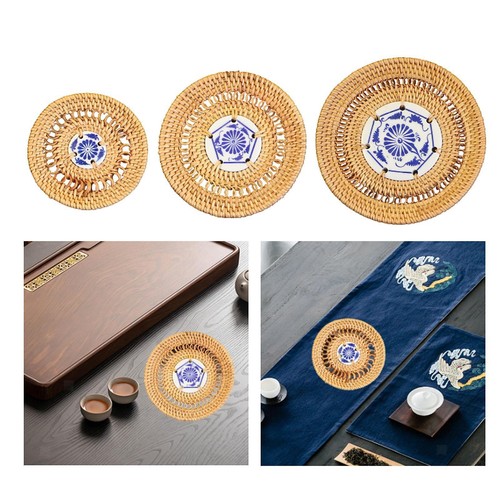 Rundes gewebtes tischset - rundes,