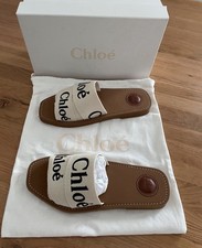 Chloe Woody Flat Sandalen