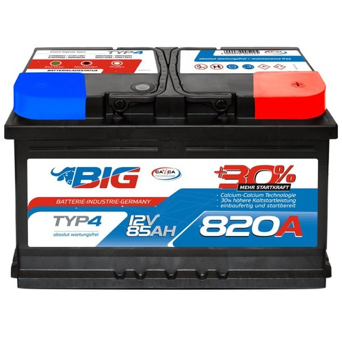 Autobatterie 12v 85ah - 820a, big