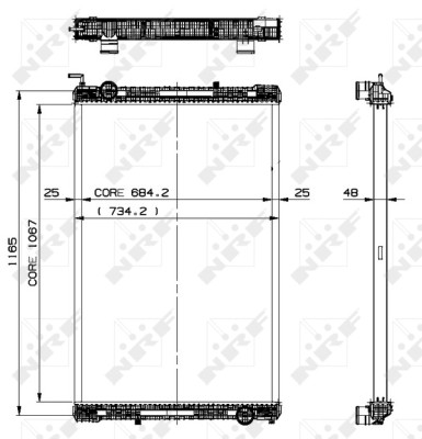 Nrf 509885 kühler - 509885,